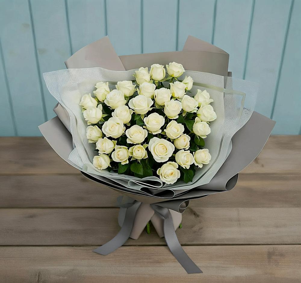 Букет Белоснежная нежность в Пижанке
