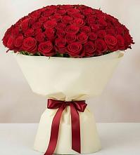 Букет 101 Красная роза Милано в Пижанке