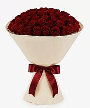 Букет 101 Бордовая роза Блэк Бакарра в Пижанке