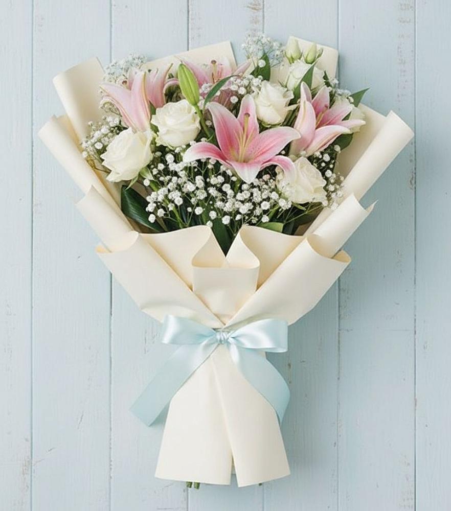Букет цветов из: Лилии в Пижанке