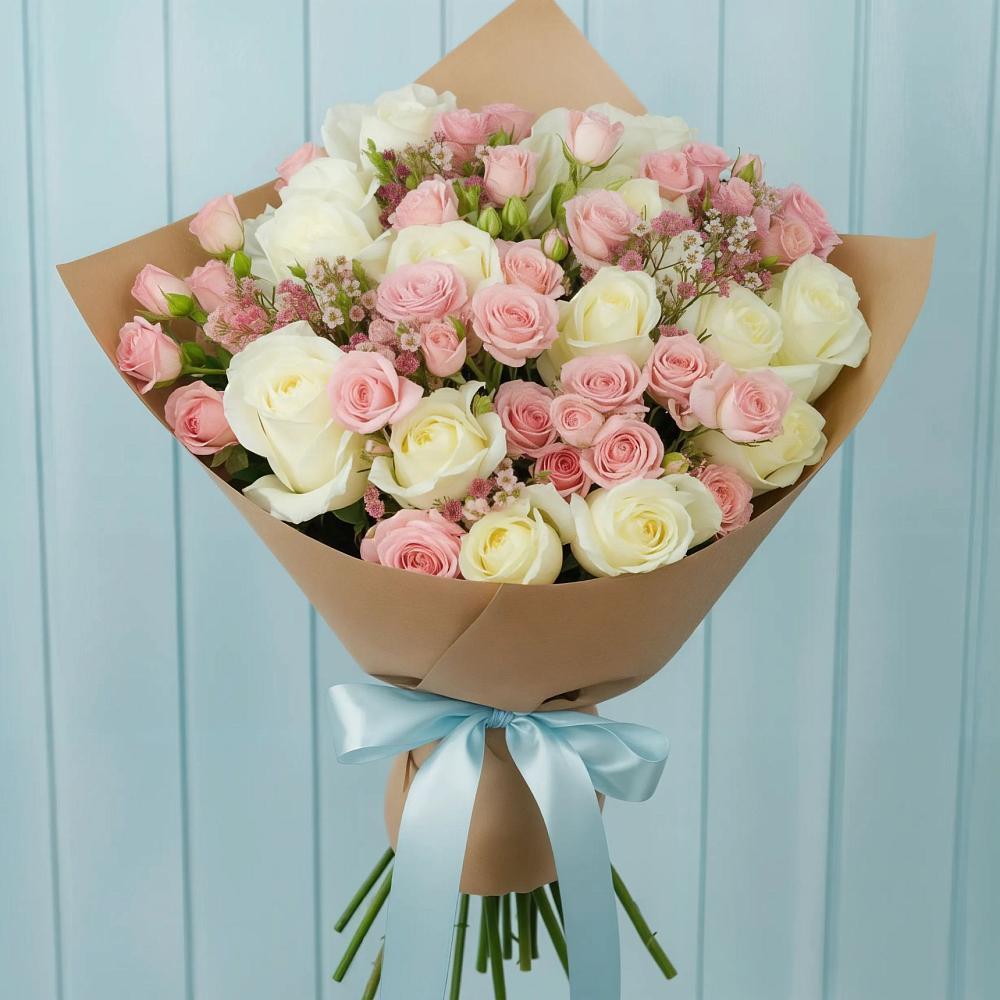 Букет цветов из: Розы в Пижанке