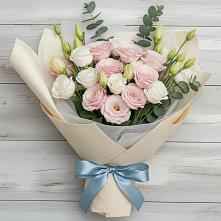 Букет цветов из:  Лизиантусы в Пижанке