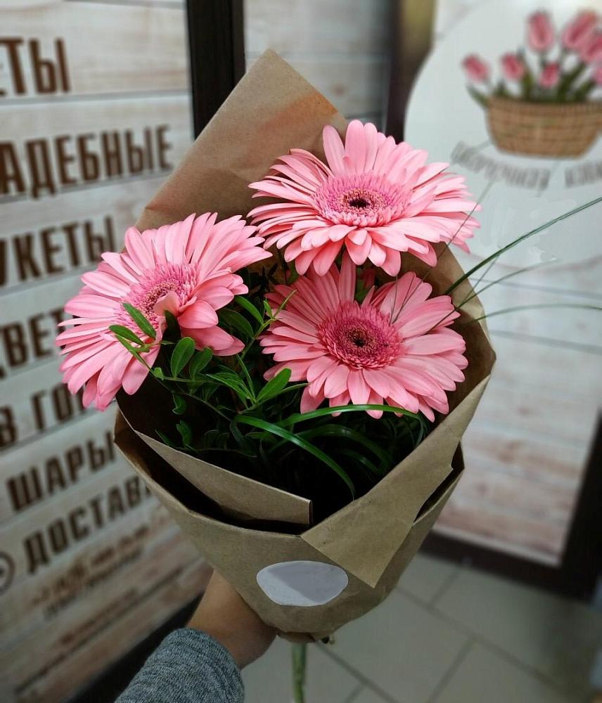Букет цветов из: Герберы в Пижанке