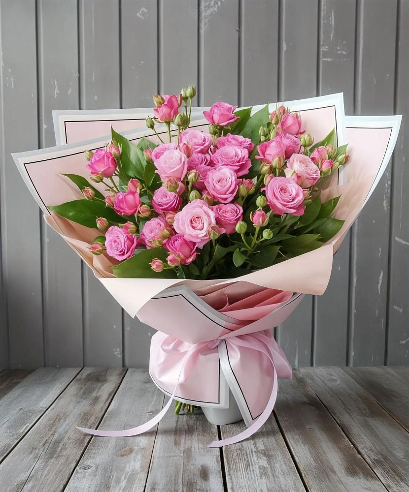 Букет Розовый кустик в Пижанке