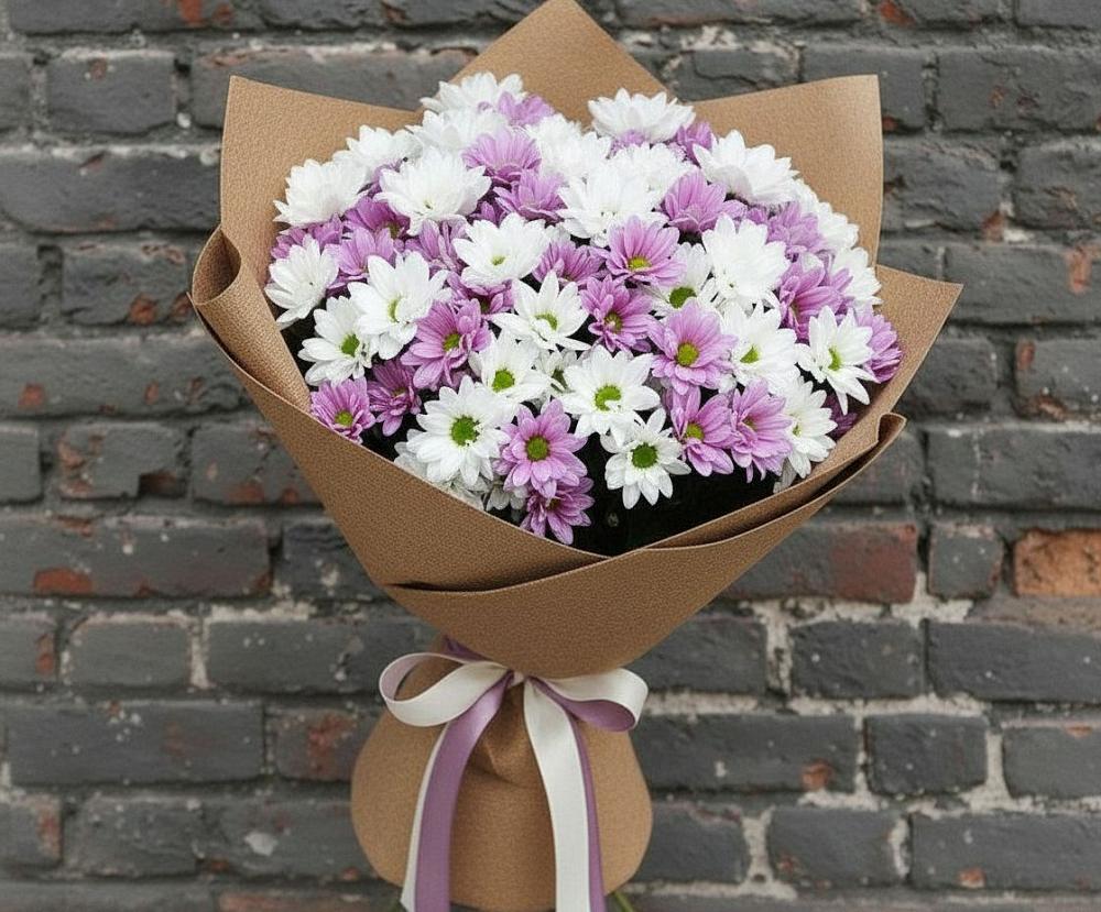 Букет цветов из: Хризантемы в Пижанке