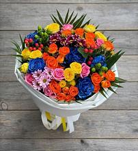 Букет цветов из:  Розы и Хризантемы в Пижанке