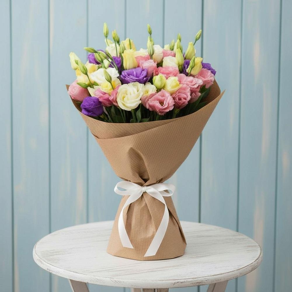 Букет цветов из: Лизиантусы в Пижанке