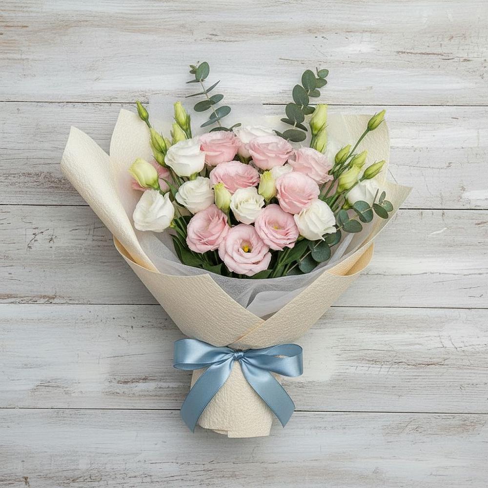 Букет цветов из: Лизиантусы в Пижанке